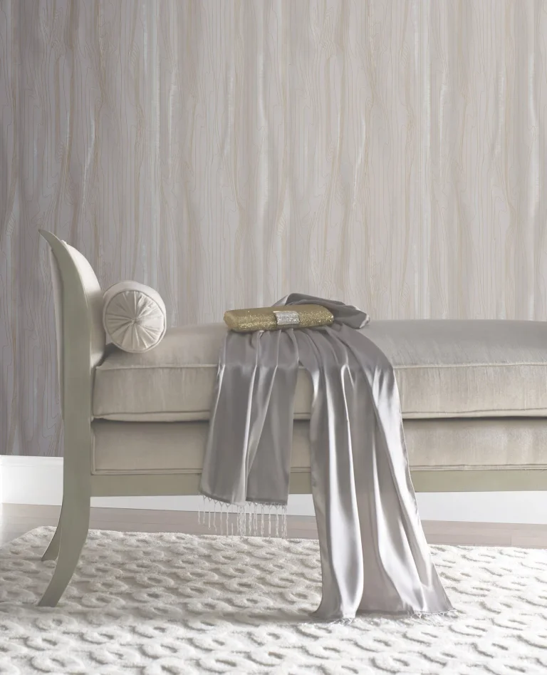 Candice Olson Fantasy Faux Bois Wallpaper - Taupe/Gold — Ảnh 4