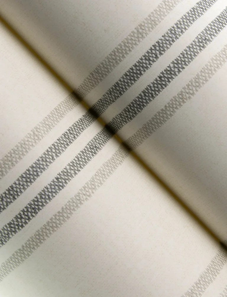 Chesapeake Lovage Linen Stripe Wallpaper - Charcoal — Ảnh 6