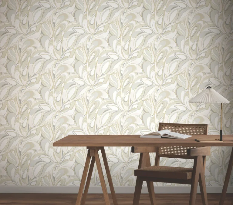 Achate Wallpaper - Beige & Grey — Image 4
