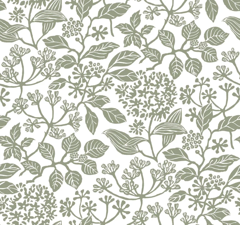 Rowen Botanical Wallpaper - Olive — Ảnh 3