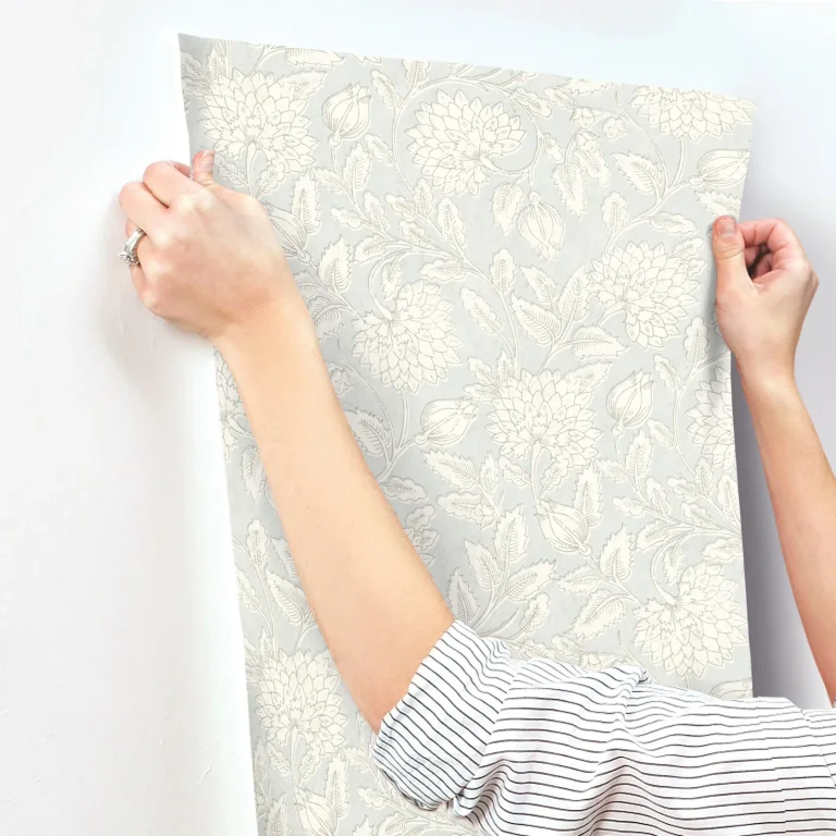 Chesapeake Vadouvan Jacobean Trail Wallpaper - Light Blue — Image 6