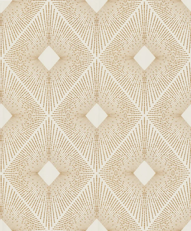 Harlowe Wallpaper - White/Gold — Ảnh 5