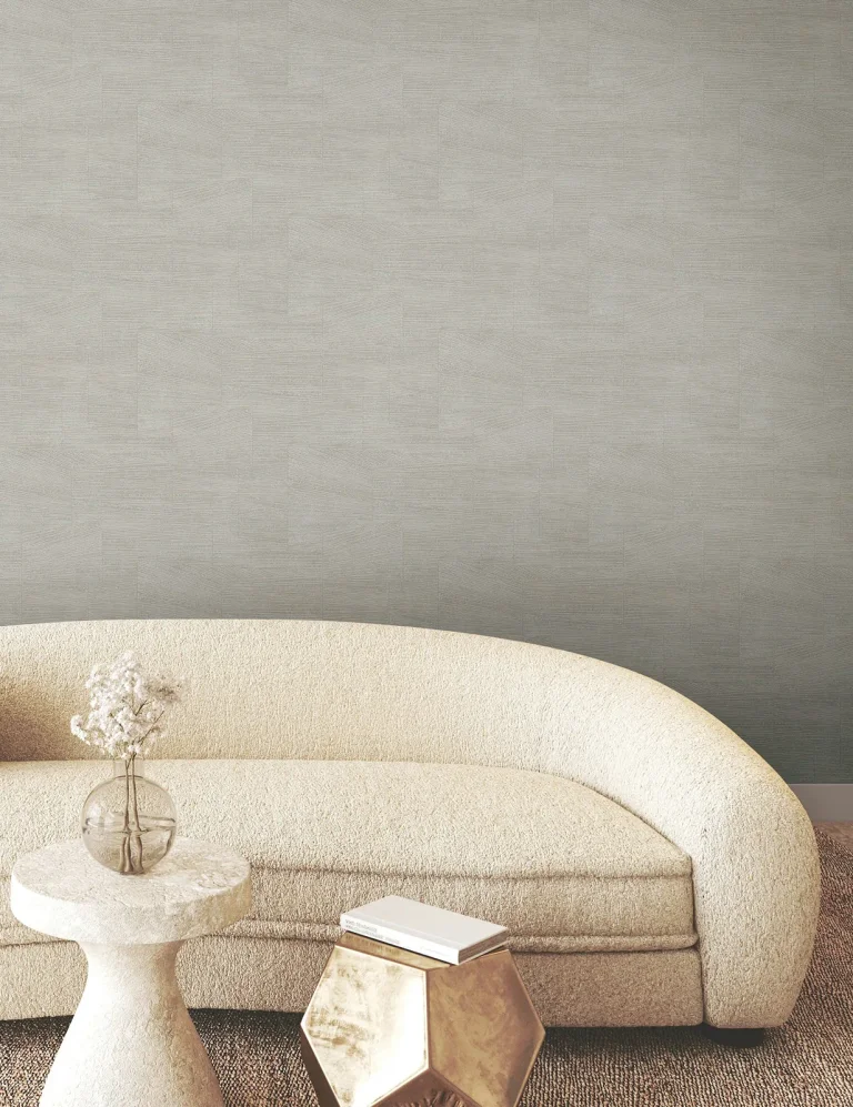 Higher Ground Geo Wallpaper - Stone Grey — Ảnh 2