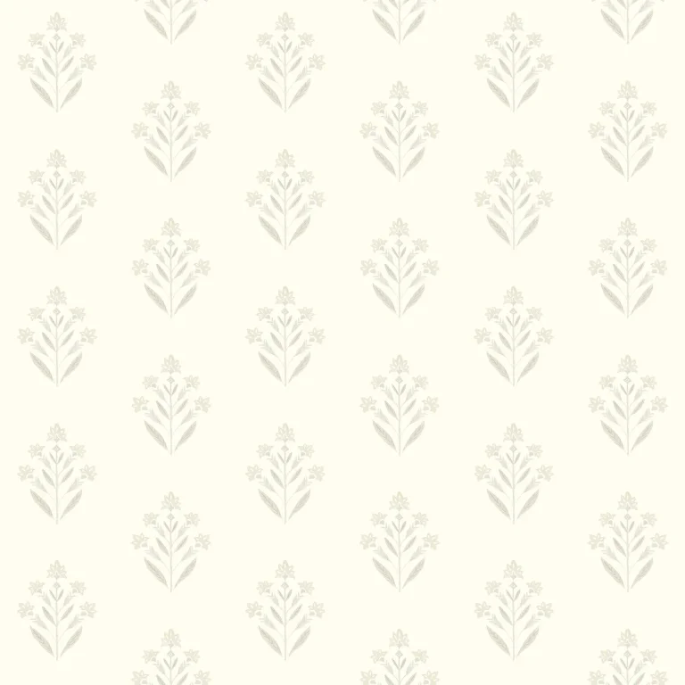 Chesapeake Kova Floral Crest Wallpaper - Dove — Ảnh 4