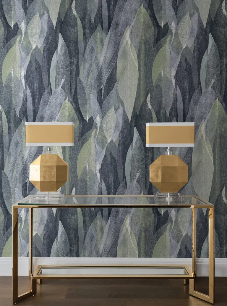 Candice Olson Shimmering Canopy Wallpaper - Indigo — Ảnh 3