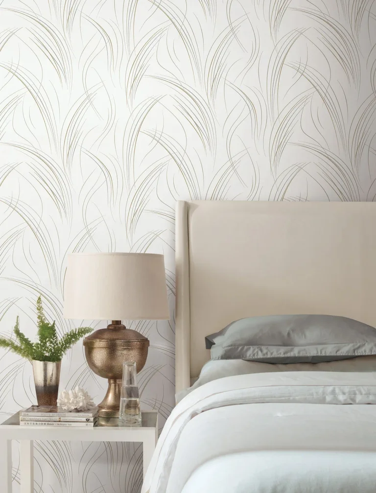 Candice Olson Graceful Wisp Wallpaper - White — Ảnh 2