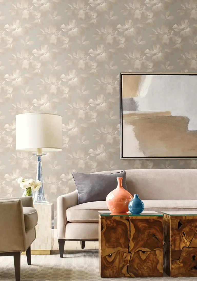 Candice Olson Midnight Blooms Peel and Stick Wallpaper - Neutral
