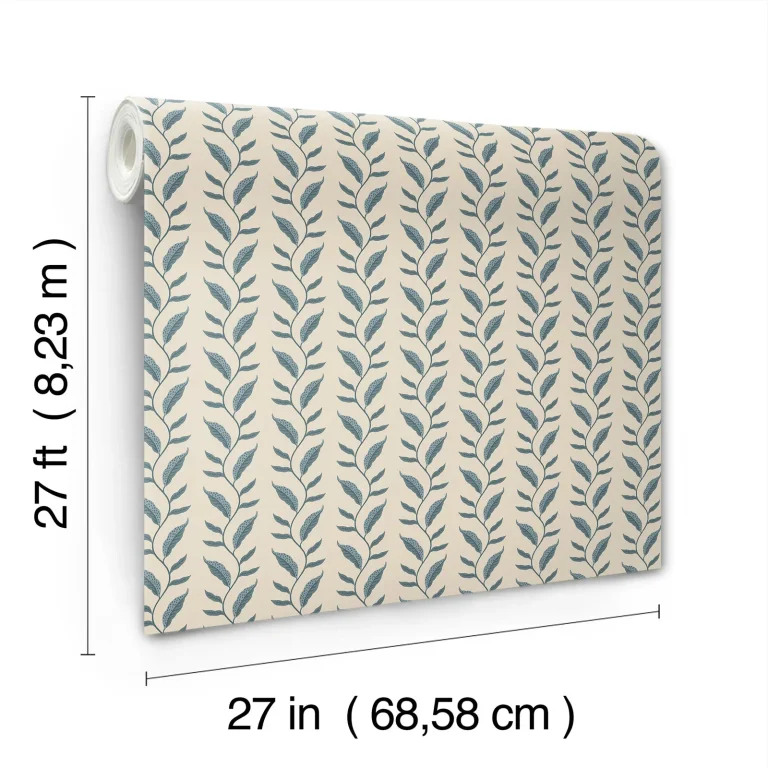 Rifle Paper Co. Seagrass Wallpaper - Slate & Linen — Ảnh 2