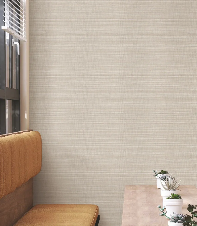 Down To Earth Striated Wallpaper - Beige — Image 6