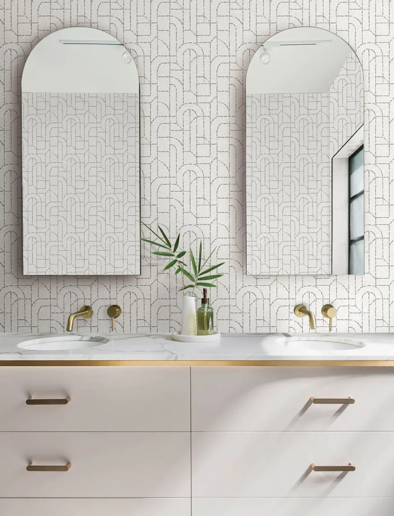 Integrity Arched Outlines Wallpaper - Grey — Ảnh 4