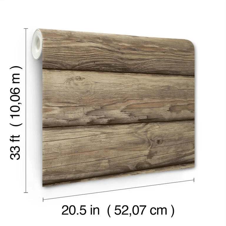 Chesapeake Bunkhouse Wallpaper - Chestnut — Ảnh 3
