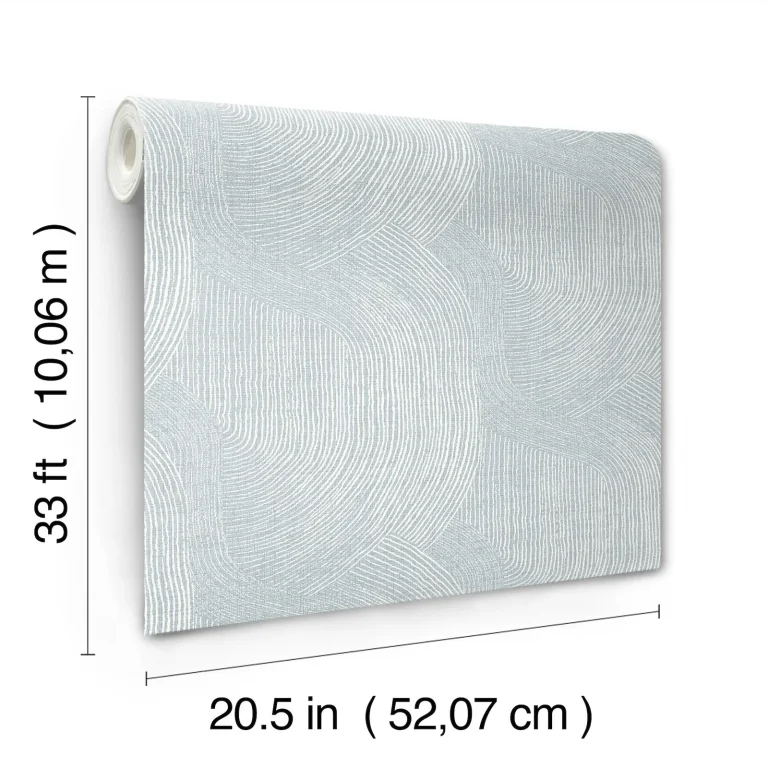Folly Wallpaper - Light Blue — Image 6