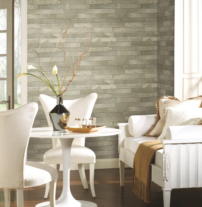 Warehouse Planks Peel and Stick Wallpaper - Neutral — Ảnh 5