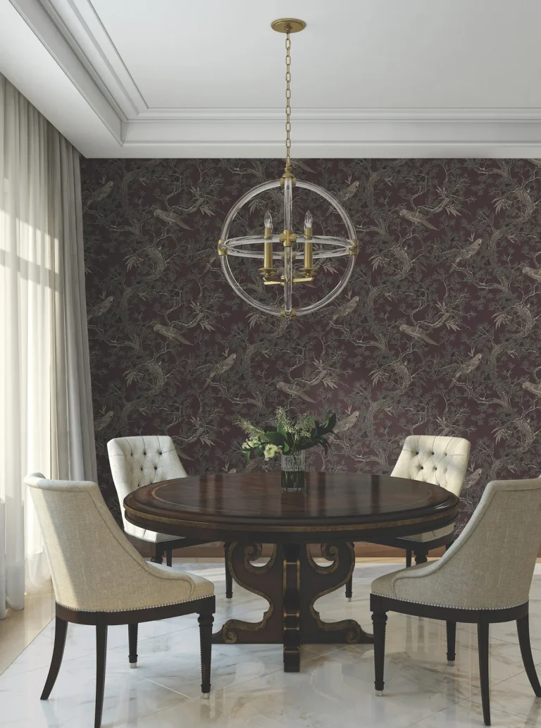 Ronald Redding Regal Ridge Trailing Tree Wallpaper - Plum — Ảnh 3