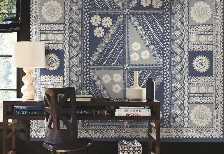 Tapa Mural Wall Mural - 27in x 108in - AB3058M — Image 3
