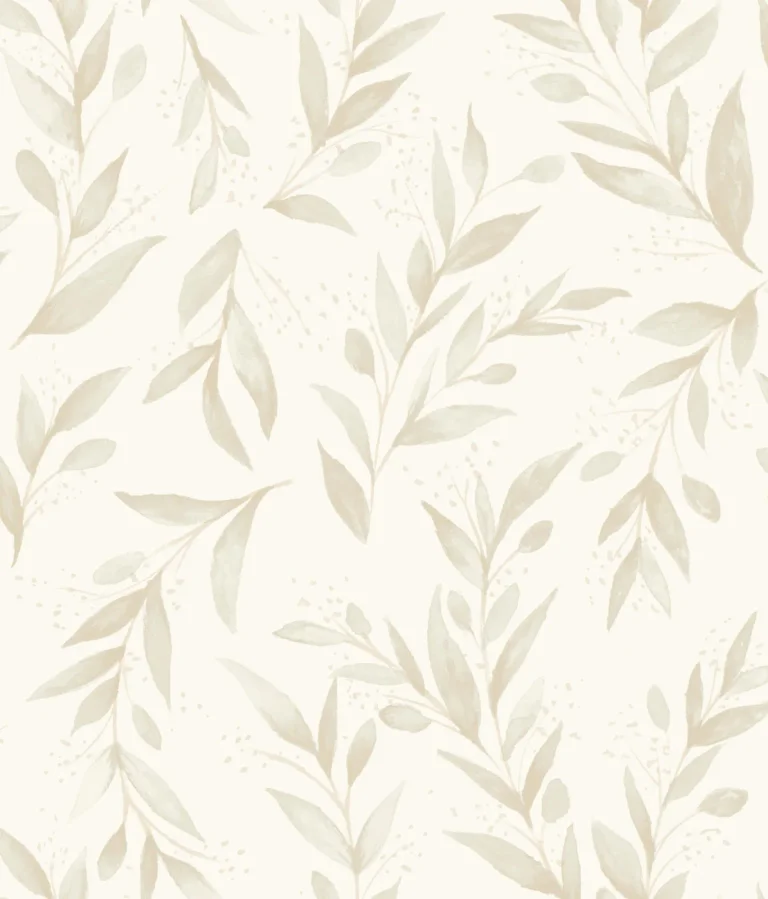 Magnolia Home Olive Branch Peel And Stick Wallpaper - Beige — Ảnh 5