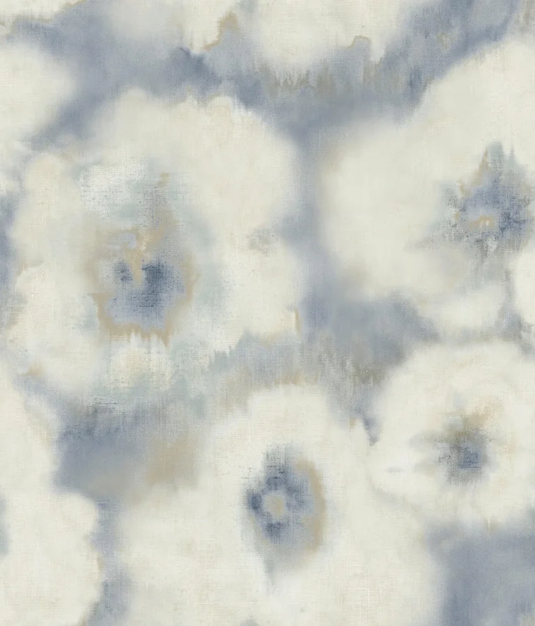 Candice Olson Blended Floral Wallpaper - Blue — Image 6