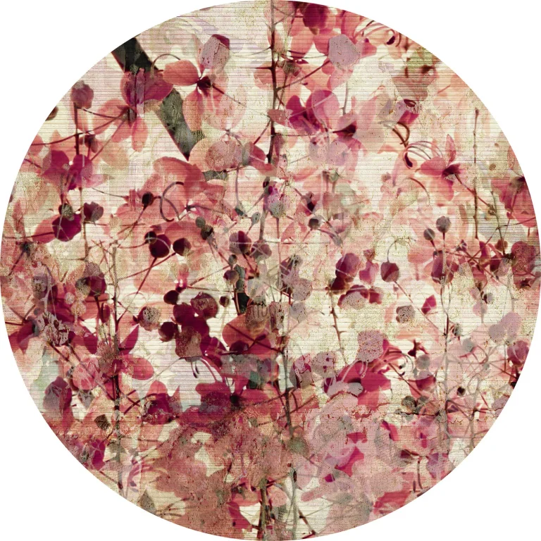 Vintage Flower Pattern - Wall Mural 5501 - 4 Panel - 192cm x 260cm — Ảnh 6