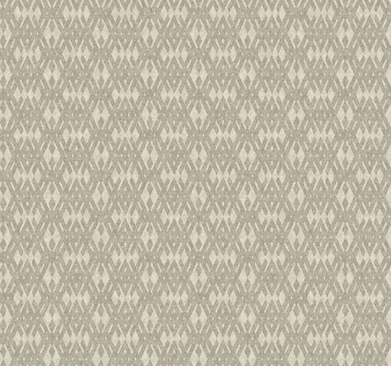 Ronald Redding Radcliffe Diamond Motif Wallpaper - Taupe — Ảnh 4