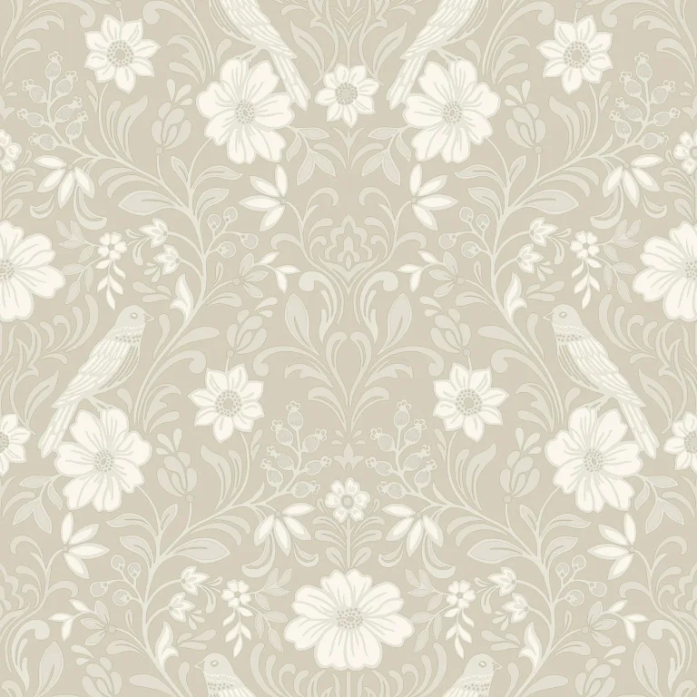 Magnolia Home Colette Wallpaper - Linen — Ảnh 2