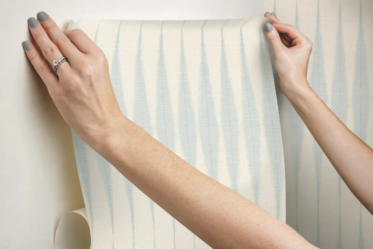 Magnolia Home Handloom Peel and Stick Wallpaper - Baby Blue — Ảnh 4