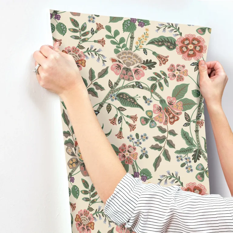 Rifle Paper Co. Gracie Wallpaper - Cream — Ảnh 2