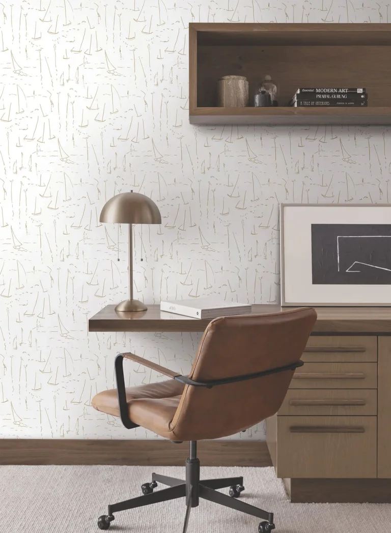 Vermillion Coast Wallpaper - Gold — Ảnh 4