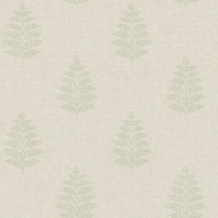 Chesapeake Frond Leaf Wallpaper - Beige — Ảnh 6