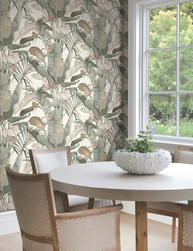 Candice Olson Tropical Cabana Wallpaper - White — Ảnh 5