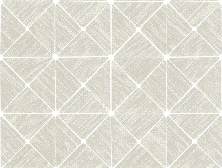 Double Diamonds Peel and Stick Wallpaper - Off-White — Ảnh 5