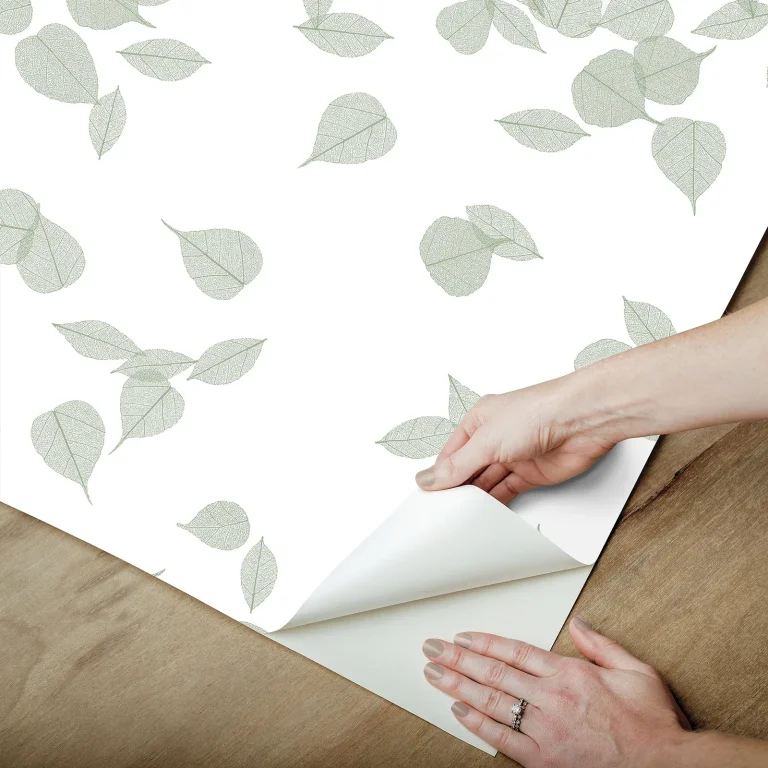 Inner Peace Peel and Stick Wallpaper - Sage — Ảnh 3