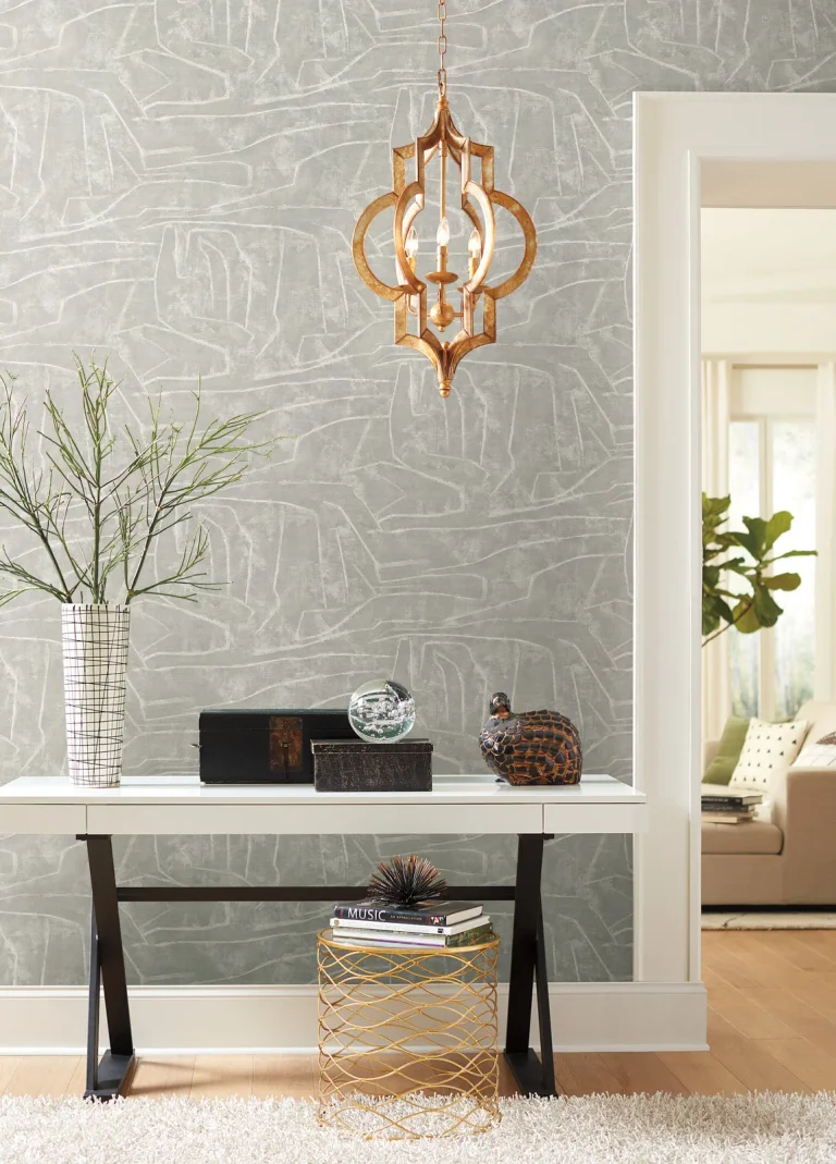 Urban Chalk Peel and Stick Wallpaper - Grey — Ảnh 3