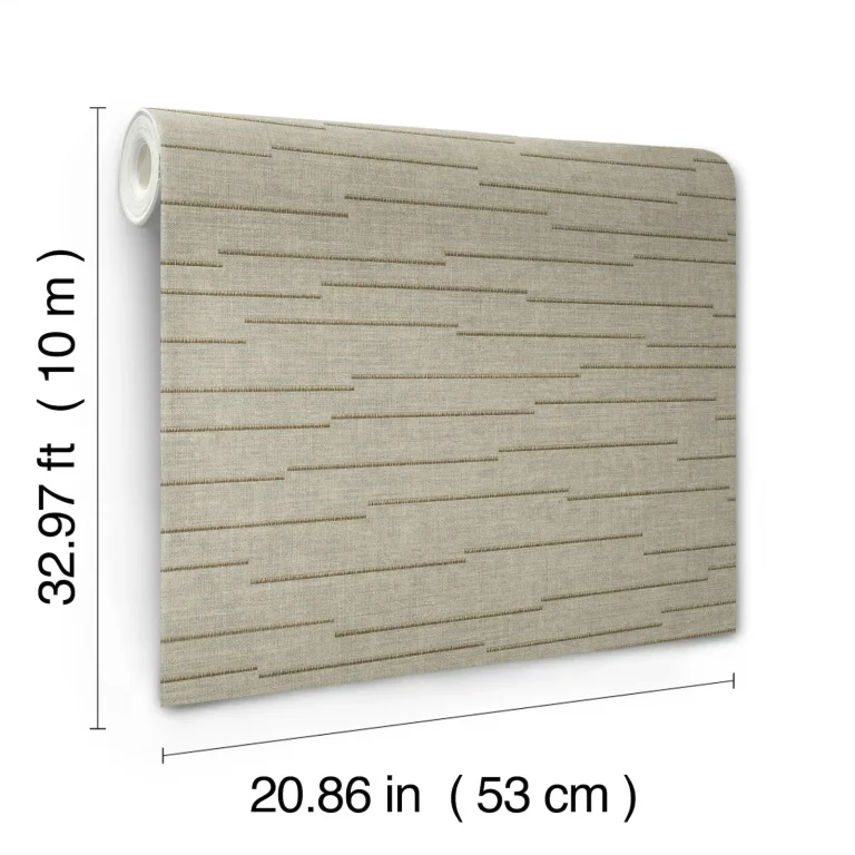 Latitude Striated Wallpaper - Neutral