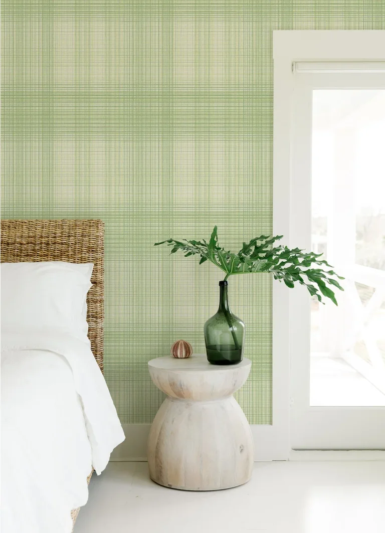 Chesapeake Madras Plaid Wallpaper - Green