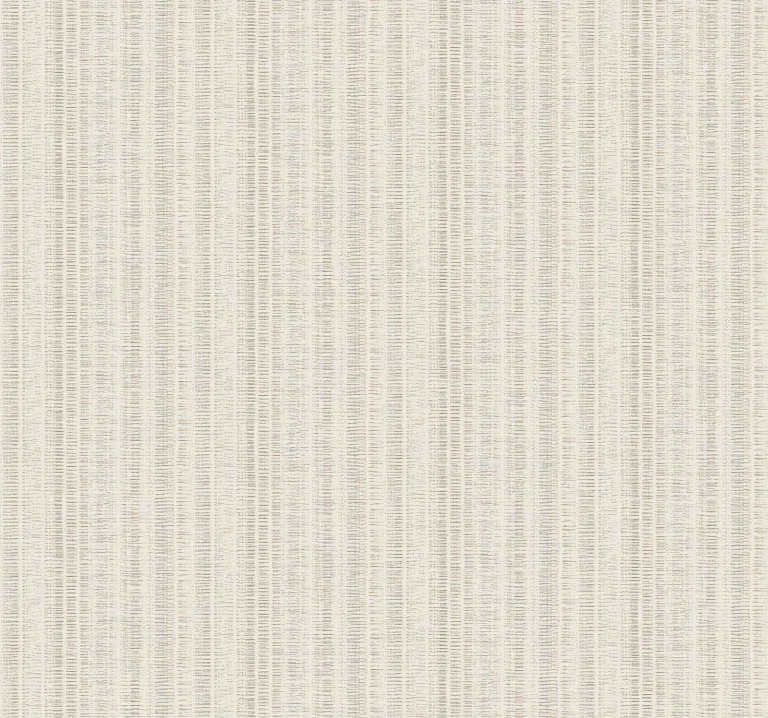 Line In The Sand Woven Stripe Wallpaper - Off-White — Image 5