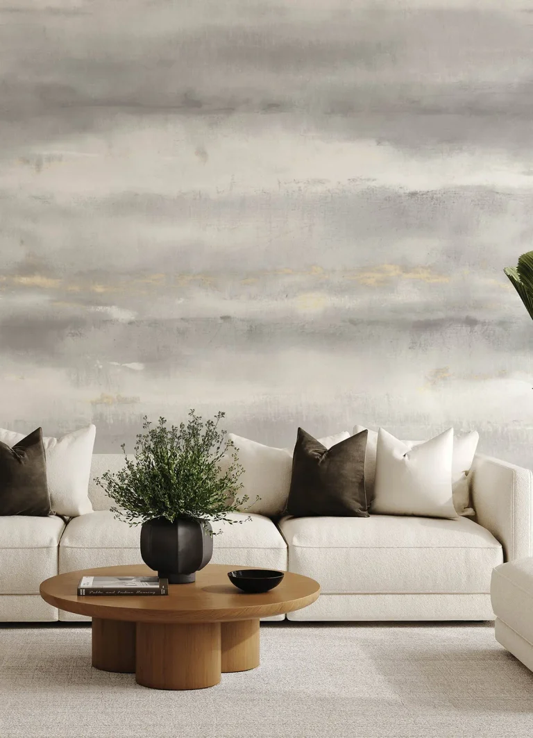 Aveline Wall Mural - Grey — Image 2