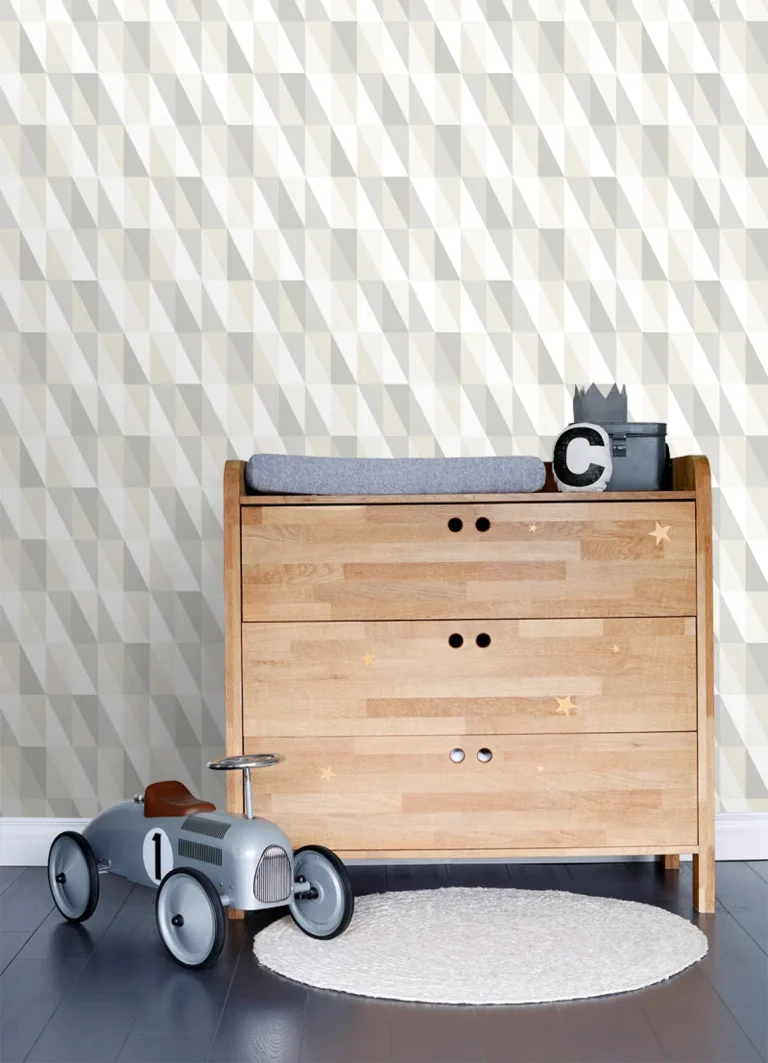 Chesapeake Inez Geometric Wallpaper - Neutral — Ảnh 8