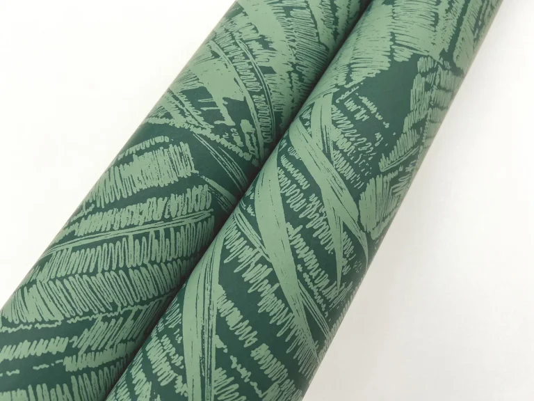 Palm Cove Toile Wallpaper - Emerald Forest — Ảnh 8