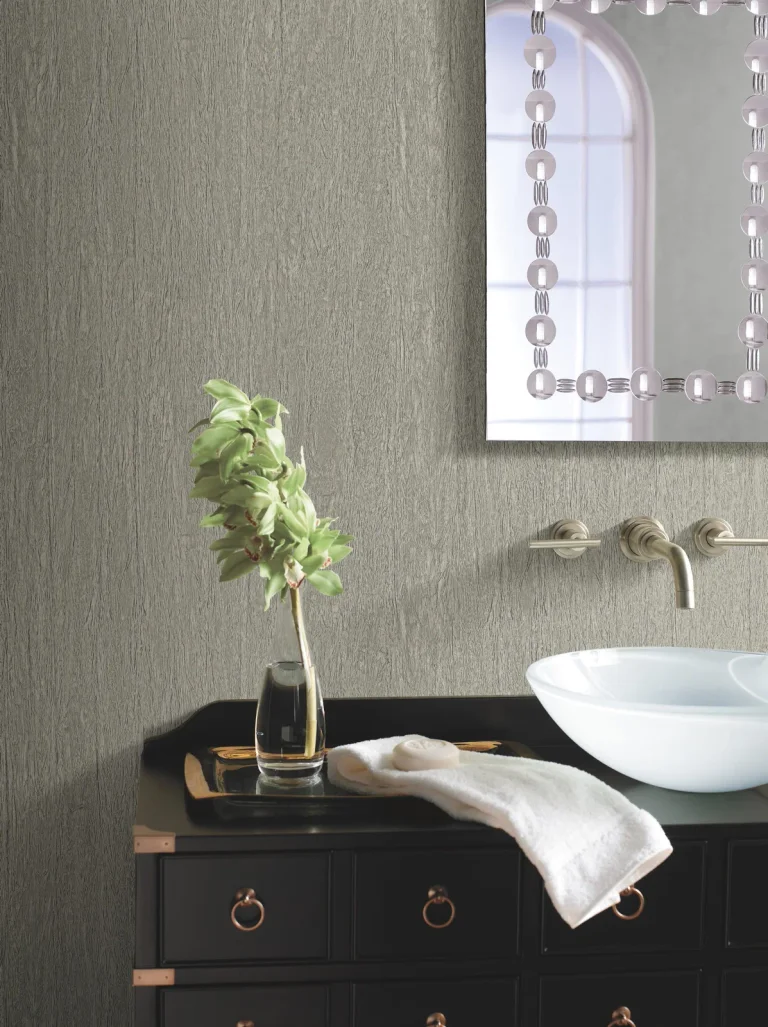 Natural Texture Wallpaper - Silver/Gold — Ảnh 2