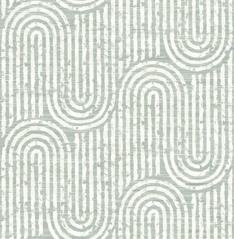Trippet Zen Waves Wallpaper - Sage — Ảnh 4