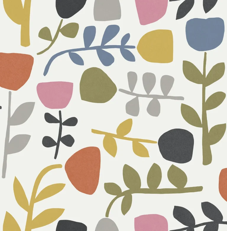 Juni Abstract Tulips Wallpaper - Multicolor — Ảnh 2