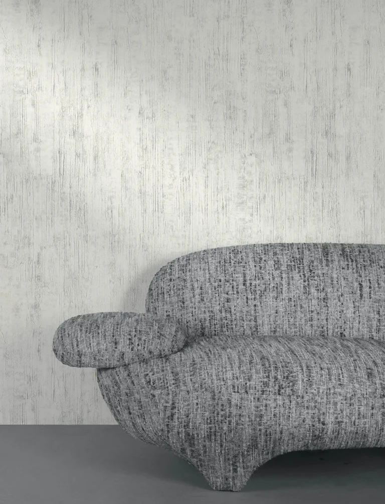 Chesapeake Ramona Distressed Texture Wallpaper - White — Ảnh 4