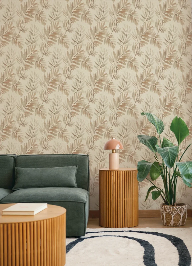 Serenade Ferns Wallpaper - Blush — Ảnh 3