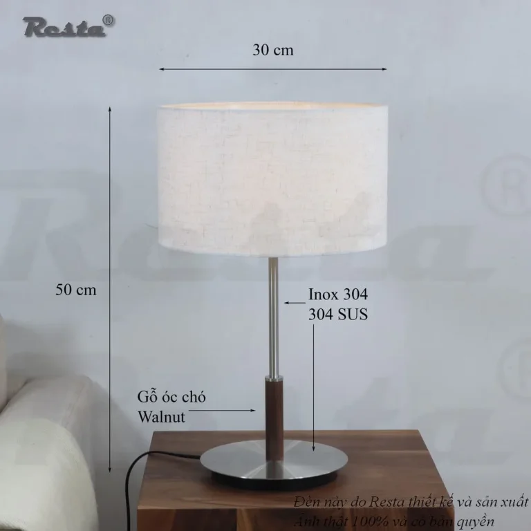 Đèn bàn Resta 45 - Màu đỏ — Image 2