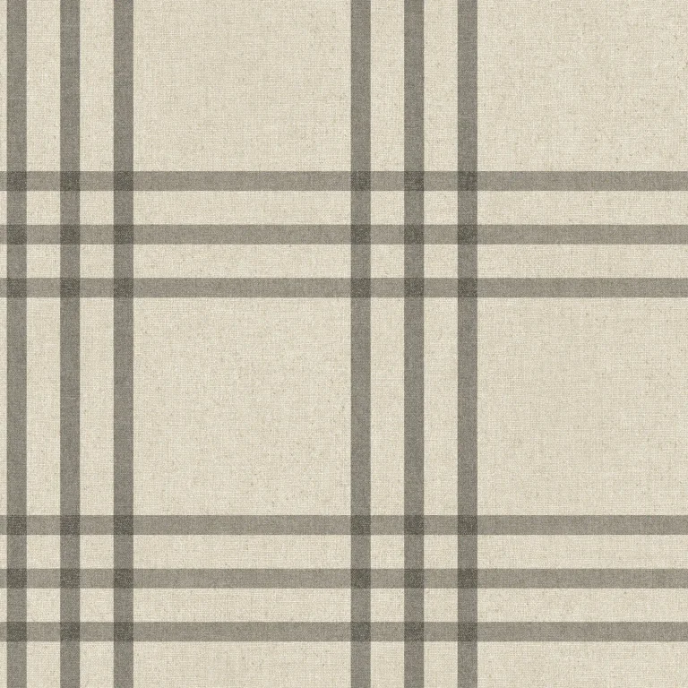 Chesapeake Fletcher Plaid Wallpaper - Black — Ảnh 5