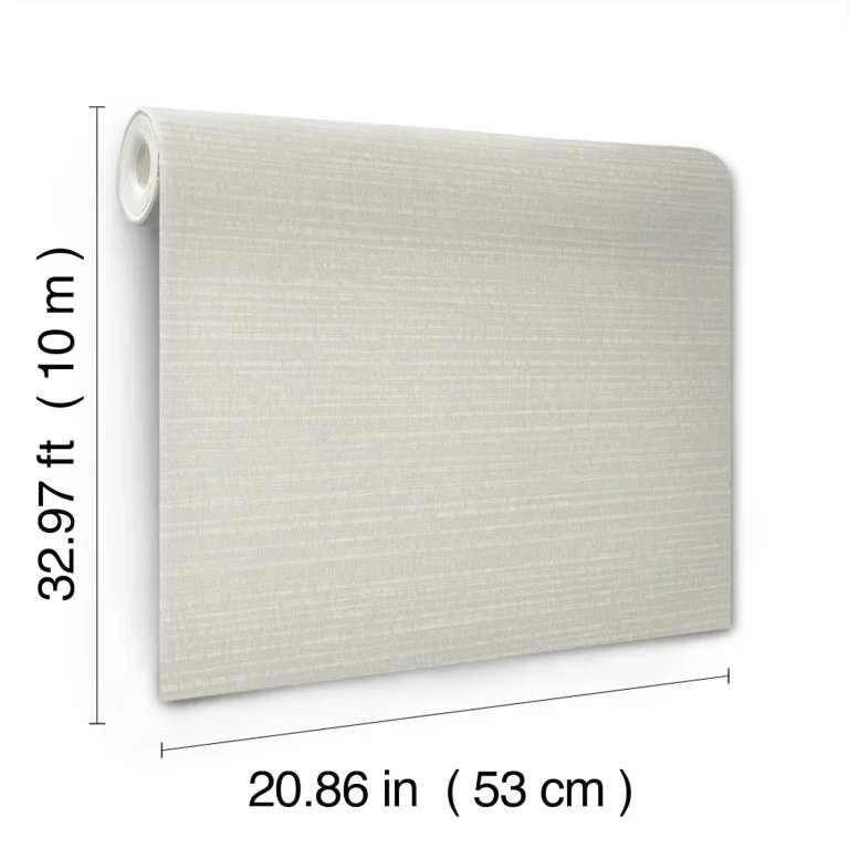 Sky Line Textured Wallpaper - Light Grey — Image 4