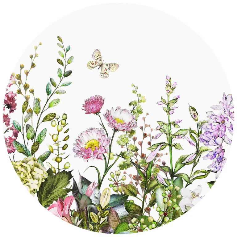 Summer Meadow - Wall Mural 5559 - Round - 144cm diameter — Ảnh 2