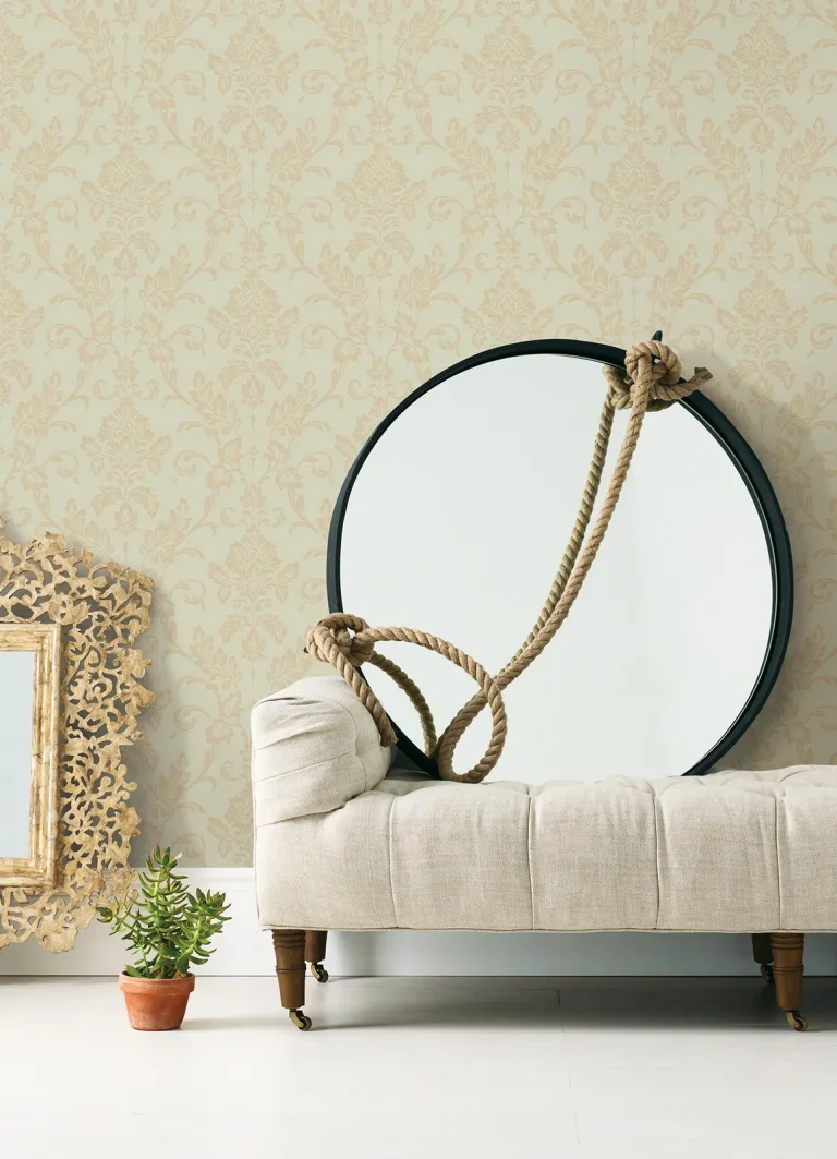 Antonella Scroll Wallpaper - Gold — Ảnh 2