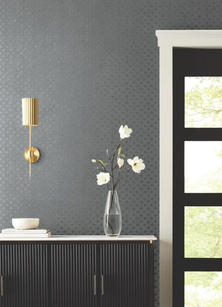 Candice Olson Uptown Glam Wallpaper - Charcoal — Ảnh 2