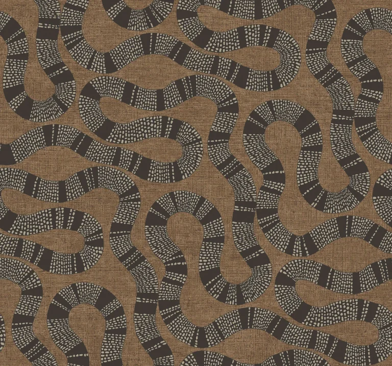Ophidia Wallpaper - Brown — Ảnh 5